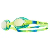 Очки для плавания TYR детские Swimple Tie Dye Mirrored лайм от магазина Супер Спорт