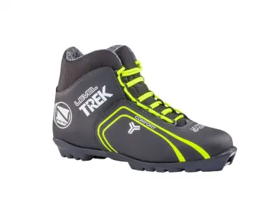 картинка Ботинки лыжные TREK Blazzer Control 1 NNN черный лайм неон 